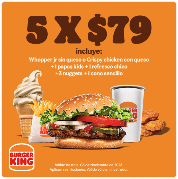 ¡Cupones Burger King, Pizza Hut, KFC & Los Bisquets Obregón! Grupo Nicxa